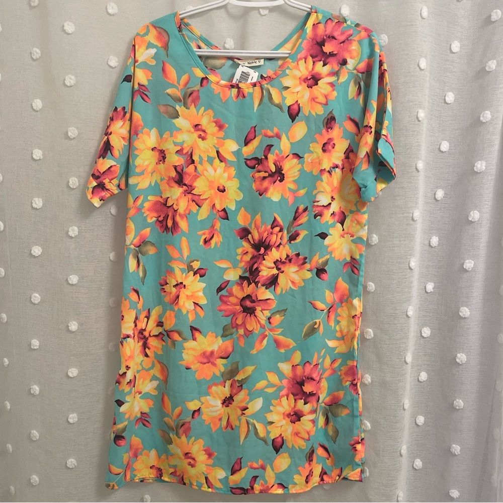 Noble U Floral T-shirt Dress